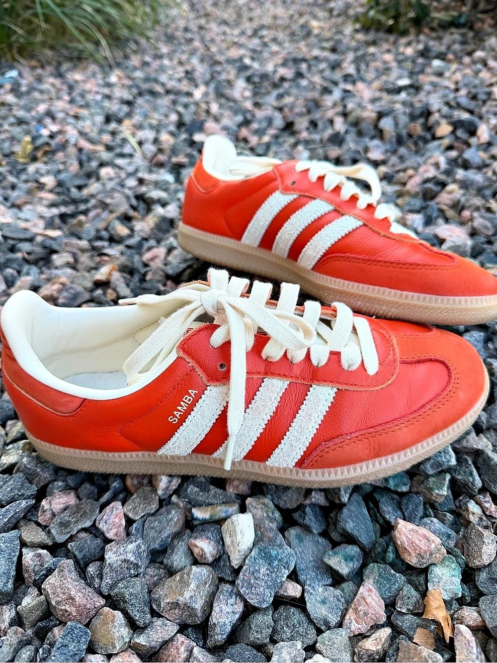 adidas Samba Red & White Sneakers woman’s size 7